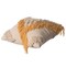 Deerlux 16" Handwoven Cotton Throw Pillow Cover with Embossed and Fringed Crossed line, Yellow QI004300.YL.K - alternate 3